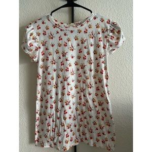 Floral Bell Sleeve Shirt